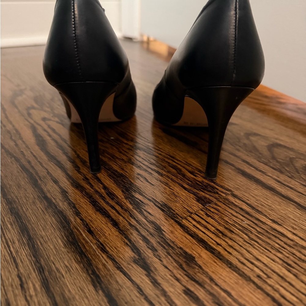 LK Bennett Black Leather Heels - Picture 5 of 6